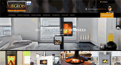 Desktop Screenshot of chemineesliegeois.be